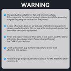 Electric Vacuum Suction Car Phone Holder, 360° Rotation Magnetic Phone Holder for Car Foldable Strong Suction Adjustable Car Phone Mount Stand for iPhone16/15/14/13/12(Not Charge Phone)
