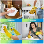 HOMEXCEL White Microfiber Cleaning Cloth 6 Pack 12.5 x 12.5 inch Microfiber Towels for Cars Ultra Absorbent Car Washing Cloth Lint Free Streak Free Cleaning Rags for Car Kitchen Window