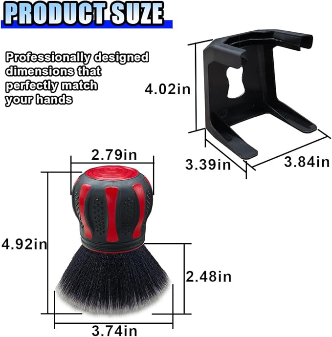 Car Detailing Brush, Ultra Soft Bristles XL Synthetic Brush, Auto Interior Dusting Brush with Storage Rack, Car Cleaning Tool for Vehicle Air Conditioner Vents, Dashboard, Leather