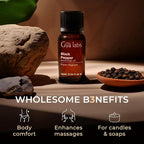 100% Pure Black Pepper Essential Oil - 0.34 Fl Oz - Black Pepper Oil for Hair, Skin, Diffuser, Aromatherapy & DIY Candle Making Scent