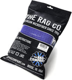 The Rag Company - Dry Me A River - Professional Korean 70/30 Blend Microfiber Waffle-Weave Drying & Detailing Towels, Soft Suede Edges, 390GSM, 20in x 40in, Royal Blue (2-Pack)