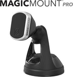 Scosche MM2WDSR-SP MagicMount Pro Magnetic Car Phone Holder - Strong Magnet Mount for iPhone and Android - Secure Magnetic Cell Phone Mount for Car Window or Dash - Universal 360° Adjustable Head