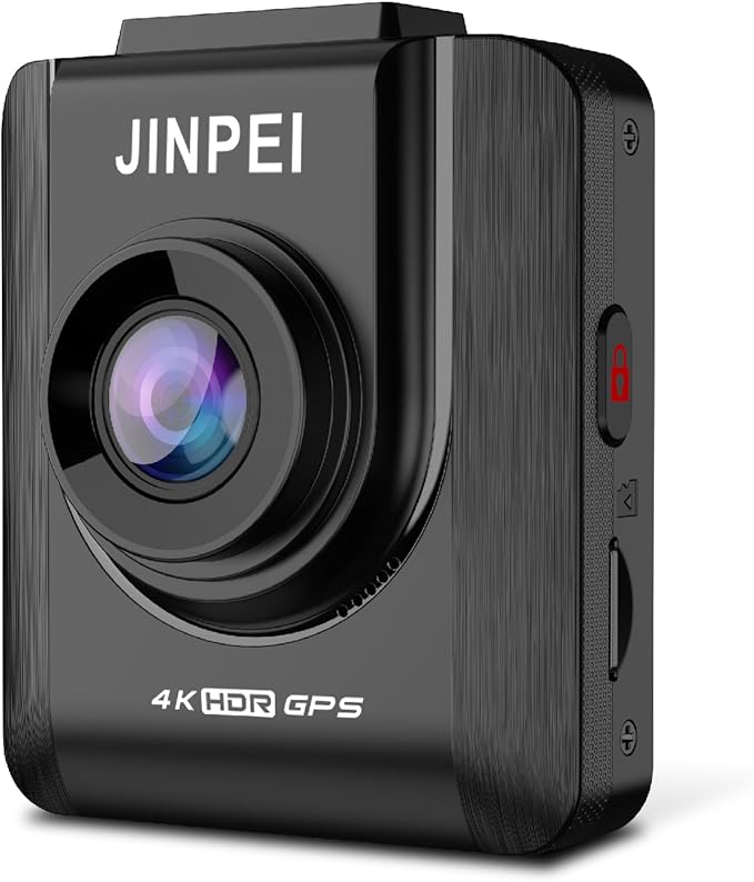 4K Front Dash Cam 64GB Included, GPS Car Dashboard Camera Recorder with UHD 2160P, 2" IPS Screen, 150° Wide Angle, HDR, Night Vision,JD-19BS-4K