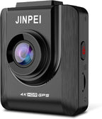 4K Front Dash Cam 64GB Included, GPS Car Dashboard Camera Recorder with UHD 2160P, 2" IPS Screen, 150° Wide Angle, HDR, Night Vision,JD-19BS-4K