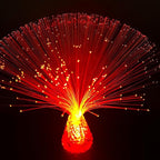 2pcs 14 inch Corded Fiber Optic Mood Novelty Lamps Lighting Lite with Color-Changing Crystals Base (2)