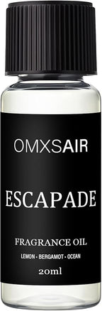 Luxury Hotel Scent Escapade Oil Diffuser Refill Kit | Long Lasting Essential Oil for Large Room,HVAC & Car Waterless Fragrance Diffusers| Nanotech Formula| Spa Calming Aromatherapy Oil (20ml/0.7FL oz)