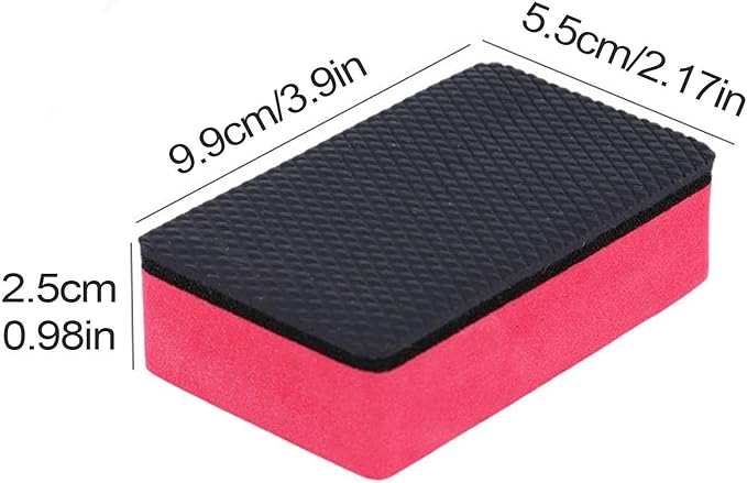 Car Clay Bar Sponge Detailing Block Cleaning Pad Contaminant Eraser Paint Grime Debris Restore Finish Auto Care Tool Kit Soft Abrasive Safe Efficient Shine Smooth Grip
