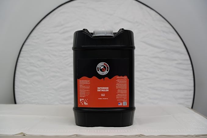 HyperDrip Interior Detailer with Matte Finish – Non-Greasy Interior Cleaner with UV Protection & Anti-Static Formula for Dashboards, Vinyl, Plastic & Leather | Factory-Fresh Look! 16 fl oz