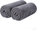 2-Pack 1200 GSM Microfiber Car Drying Towels, 71" x 24" Large Absorbent Towel for Auto Detailing, Streak-Free & Scratch-Free for Cars, SUVs, Trucks with Edgeless Design