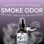 The Stink Solution Smoke Odor Eliminator Spray - Completely Remove Smoke Smell From House, Car, Clothes, Hands, Hair, & More - Best Odor Eliminator For Smoke - Sky Blue Fragrance - 2 16 oz Bottles