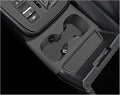 Temmis Center Console Silicone Cup Holder Kit for Honda CRV 2023-2026 (Gasoline & Hybrid), Insert Center Consel Electrostatic adsorption Cover for Honda CRV 2023-2026-Black
