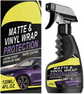 Matte & Vinyl Wrap Protection Spray, Cars Vinyl Wrap Protectant Cleaner, Matte Finish Detailer and Spray Sealant for Cars, Cleaning and Maintenance, Coating Care (1PCS)