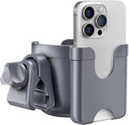 Guiseapue Cup Holder for Walker: Stroller Cup Holder Attachment with Phone Holder, Wheelchair/Stroller Accessories for Uppababy, Nuna, Doona, Rollator, Bike, Scooter, Baby Travel Essential