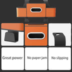 3-in-1 Car Backseat Organizer with Dual Cup Holders, Seat Back Storage Box, Built-in Tissue Holder, Adjustable Universal Design for Neat and Practical Car Interior Storage (Brown)