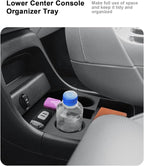 ECOZEN 2026 Palisade Center Console Organizer - 2 Pcs Double-Layer Center Console Organizer + Lower Center Console Tray For 2026 Hyundai Palisade/Palisade Hybrid - Only Fit Palisade Calligraphy Trim