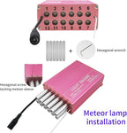 Upgraded Starlight Headliner Kit Twinkle+Meteor All in One Fiber Optic Lights,16W APP&Remote Control+Music Effect 650 pcs (0.03*0.04*0.06in)*9.8ft Star Lights for Car Truck/Cinema Restaurant