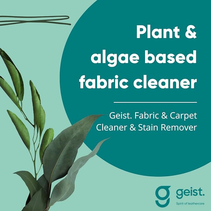 Geist. Fabric & Upholstery Care Kit | For cleaning, stain removal and protection of Alcantara and cloth car seats, sofas, furniture, rugs, carpets | Makes textiles water and stain resistant