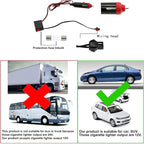 MaxLax Purple EL Wire Car Interior LED Kit - 16.4ft Flexible neon-Style Wire with 12V Fused Power Supply. Features 6mm Reinforced Edge for Easy auto Installation