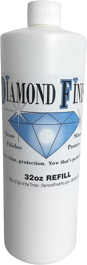 32oz Refill Multi Surface Nano Cleaner Polish Protector for Vehicles, Home, Boats; Removes Dead Bug-Residue, Tar, Bird Poop, Brake Dust, Tree Sap, Grease, Fingerprints - while it Shines
