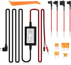 9.68Ft Type C Dash Cam Hardwire Kit 12-30V to 5V,Hardwire Kit for Dash Camera Includes 5A Blade Fuse/Fuse Tap/Power Cable/Tool,Dashcam Hardwires Kits USB C with Low Voltage Protection