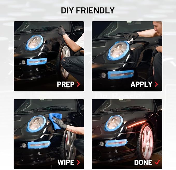 Dr. Beasley's - PK-19 Nano Resin Kit - Semi Permanent Ceramic Coating System, Resists Etching and UV Damage, Protects Paint for 2-3 Years