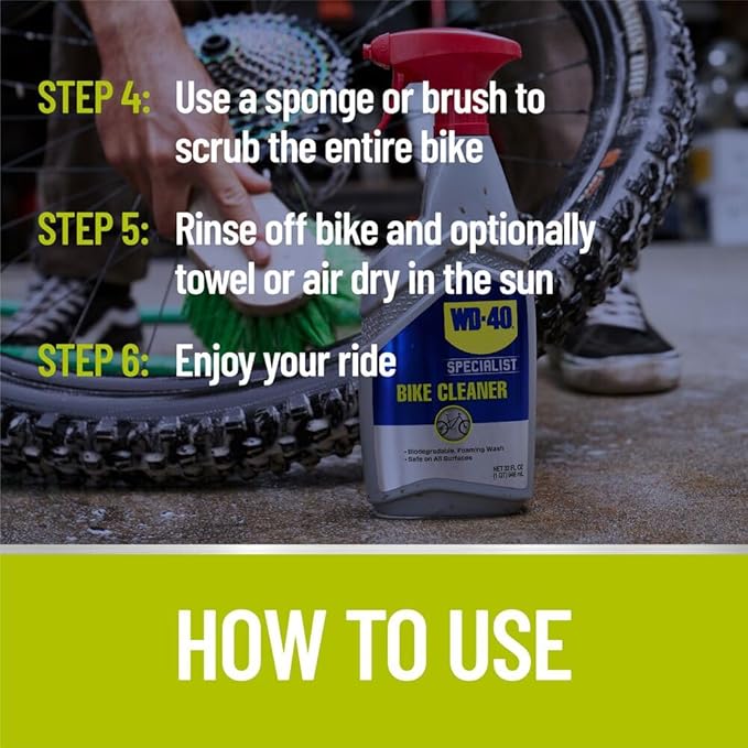 WD-40 Specialist Bike Cleaner, 32oz, foaming Trigger