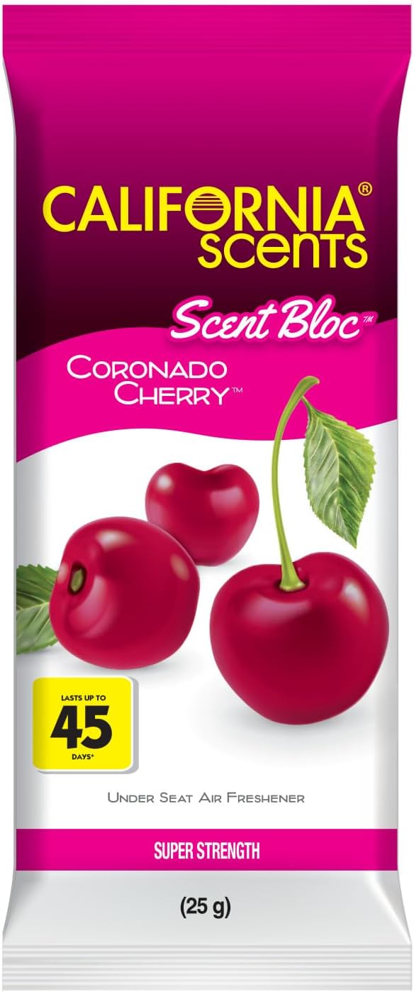 California Scents Power Bloc Car Air Freshener, Coronado Cherry Scent