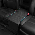 Seat Aisle Storage Box for Ford Explorer 6-Passenger Models – Organizer Rear Seats Passage – Foldable, Easy Installation, for Ford Explorer ST XLT Accessories 2020 to 2025 (Black)