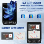 Car Radio Stereo Upgrade for Ford F150 2015-2021, Android 13 8 Core [4GB+64GB] Head Unit with T Style 12.1 Inch Touch Screen/Wireless CarPlay & Android Auto/Mirroring/WiFi/Bluetooth/FM/DSP/SWC