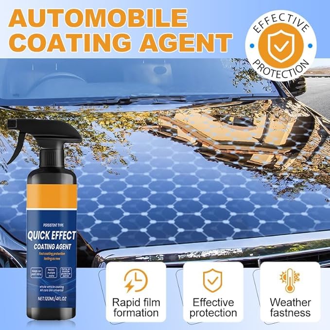 Car Nano Quick, Coat Restore Coating Spray, 2026 Upgrade Nano Quick Coat Restore - Quick Effect Coating Agent for Car, Car Coating Spray for Shine & Protection (1PCS)