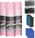 Polishing Cleaner, 2026 New Car Interior Cleaner, Polishing Cleaner Car Interior Spray, Interior Detailer Spray for Rubber Leather Car Interior, Easy Application for Daily Vehicle Care (3pcs)