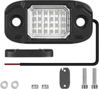 12Pods LED Rock Lights Blue 24led Chips Waterproof Neon Underglow Lighting Kit for Trucks SUV ATV Car