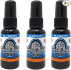 BluntPower (Blueberry, 3 Pack) Concentrated Air Freshener - Premium Oil Based Air Freshener Spray For Home and Car - Long-Lasting Bathroom Spray, Car Freshener, & Odor Eliminator Spray