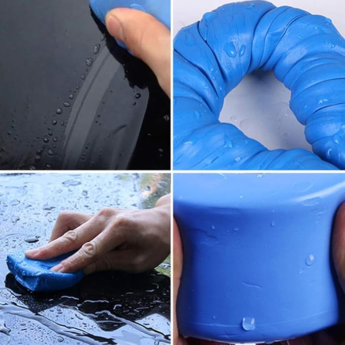 5PCS Car Cleaning Clay Bar,Auto Detailing Clay Bar Car Detailing Clay Bar Washing Adsorption Capacity Car Wash Cleaner Tool Clay Bar,Blue