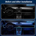 Car LED Strip Light for Land Rover Range Rover Evoque 2012–2025, 6 in 1 Car Ambient Lighting Kits, Interior Interior Light Sync to Music, Auto Decorations Interior Accessories, 8M