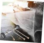 Quick Release Car Chassis Cleaner Brush Set Stainless Steel Extension Rod and Roller Wheels for Under Vehicle Washing and Floor Cleaning