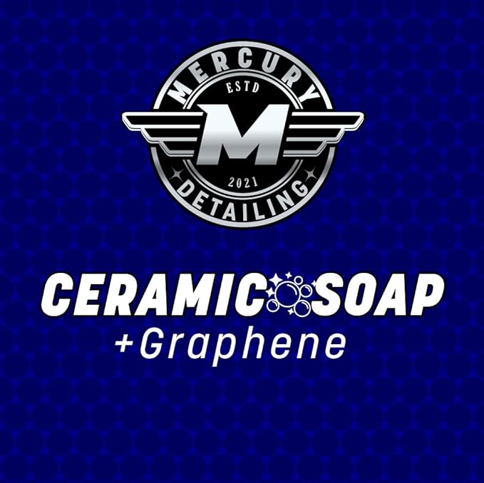 Ceramic Soap with Graphene Car Wash Soap 16 oz (Pack of 1) – High Foaming SiO2 Formula | Long-Lasting Protection | pH Neutral | Foam Cannon, Pressure Washer, & Bucket Wash Compatible