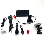 Blind Spot Camera with 5” BSD Monitor Kit, HD 1080P Monitor Side View Camera Kit, Door Tape Mounted Blind Spot Cam Silver