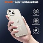 SUPFINE Magnetic for iPhone 15 Case (Compatible with MagSafe) (Military Grade Drop Protection) Slim Translucent Matte Shockproof with Anti-Fingerprint Phone Case,Antique White