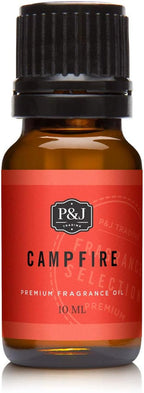 P&J Trading Fragrance Oil for Diffusers for Home - Campfire 10ml Fragrance Scents for Candle Making - Soap Making Supplies & Car Diffuser Scents