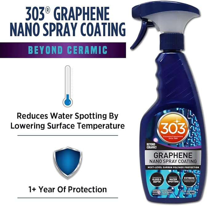 303 Car Protection Kit - Graphene Nano Spray Coating, Graphene Detailer, Automotive Protectant, Microfiber Towels