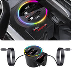 Car USB Hub Docking Station for BMW X3 2018-2024，X3 M 2020-2024，X4 2019-2025，X4 M 2020-2025 Type-C Fast Charger Auto Interior Centre Console Accessories Cigarette Lighter Phone Charging Adapter
