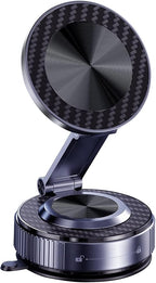 Vacuum Magnetic Car Phone Holder 360° Strongest 120LBS Ultra Suction Cup Phone Mount for MagSafe Dashboard Cell Phone Holders for Your Car/Gym/Mirror Bracket for iPhone 17 & Android, Metal Stand Rotor