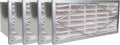 Filterbuy 12x24x12 Air Filter Header (4-Pack), Rigid Cell Filters HVAC (Actual Size: 9.75 x 21.75 x 11.38)