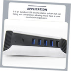 Homoyoyo USB Hub Port USB Expander Supports Multiple Devices for Keyboard Mouse and Controller Charging