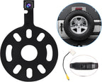 ASURE Spare Tire Backup Camera for Jeep Wrangler JK 2007-2017, Jeep JK Backup Camera Kit,1080P HD Starlight Rear View Camera, PAL NTSC AHD CVBS Switch, 170° Wide Angle with 26FT Cable, IP68 Waterproof