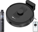Apical Life Robot Vacuum and Mop (4000Pa) + Handheld Vacuum Cordless (16000Pa) Bundle, Smart Robotic Vacuum with Self-Charging & 150 Min Runtime + 100W Portable Vacuum for Car & Home, Pet Hair, Hardwo