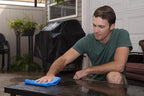 CleanTools the absorber® Large 27-Inch x 17-Inch, Blue - Synthetic Premium Drying Chamois Cloth for Car - Super Absorbent, Scratch-Free and Washable