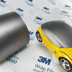 3M Car Wrap Roll 2080 Matte Gray Aluminum | M230 | (5ft x 1ft (5 Sq/ft)) | Automotive Vinyl Wrap for Cars - Car Interior Wrap & Exterior | w/Free Instawraps Pro Glove