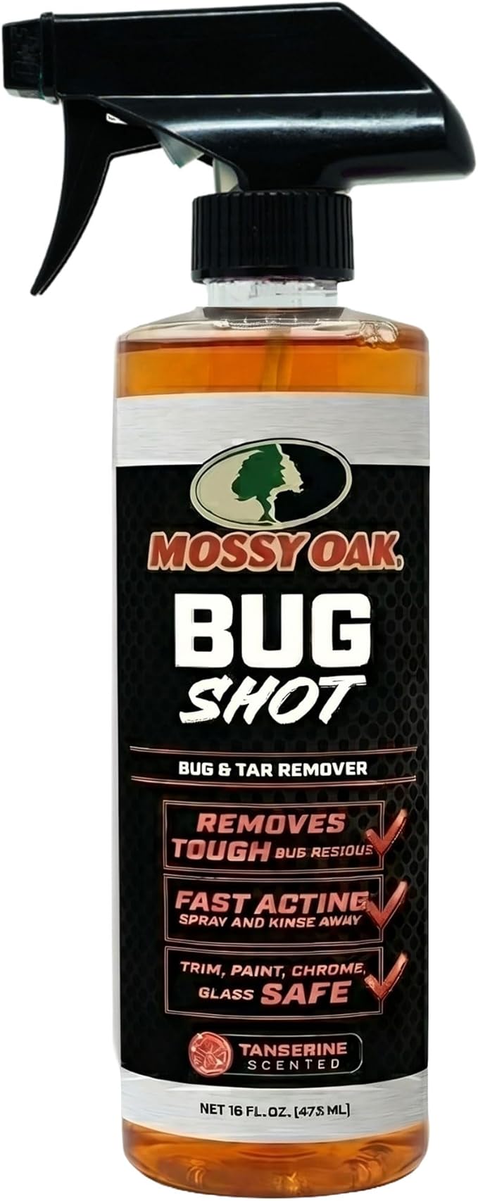 CLENZOIL Mossy Oak Tar Remover - Removes Splatter, Road Tar, and Tree Sap - 16 oz, Ready-to-Use, Safe for Cars, Trucks, UTVs and ATVs